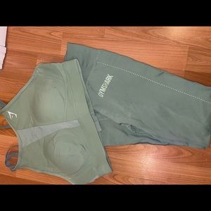 Gymshark Breeze Set Sage Green🖤💪🏽